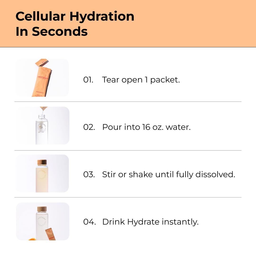 Instant Hydration Electrolytes Powder Packets - Premium NSF Certified - Keto, Vegan, Gluten-Free, Non-GMO - Boost Recovery, Brain Function, Muscle & Tissue Health