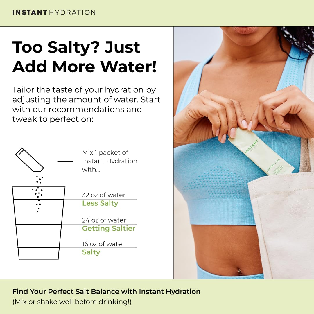Instant Hydration Electrolytes Powder Packets - Premium NSF Certified - Keto, Vegan, Gluten-Free, Non-GMO - Boost Recovery, Brain Function, Muscle & Tissue Health