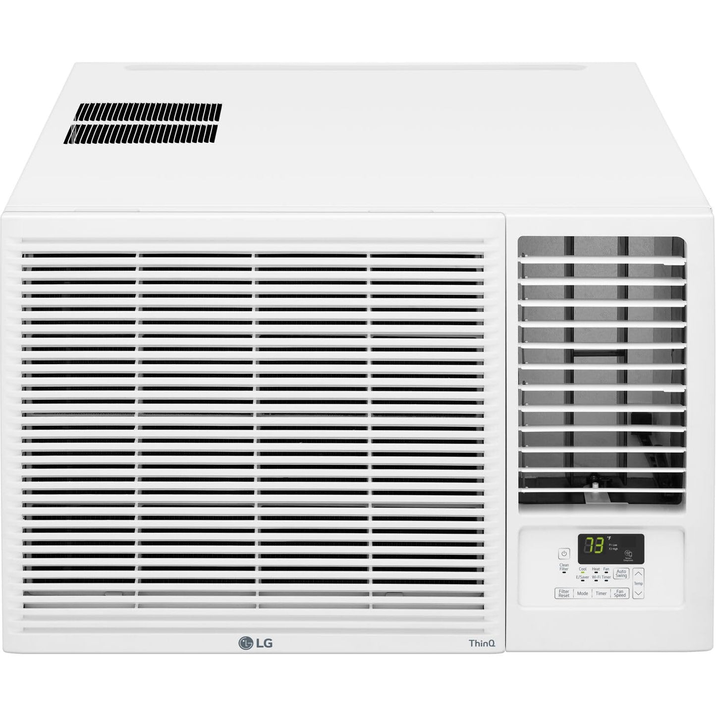 LG LW1223HR 12200 BTU Window Air Conditioner with 570 Square Feet Coverage, Quiet Operation, and LED Display (White)