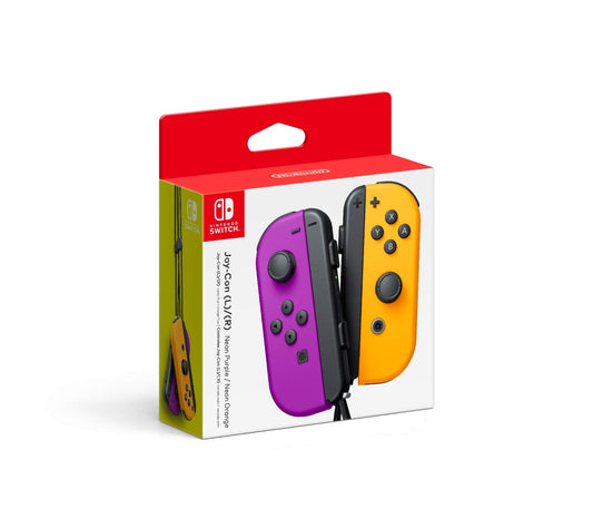 Nintendo Neon Purple/Neon Orange Joy-Con (L-R) - Switch [video game]