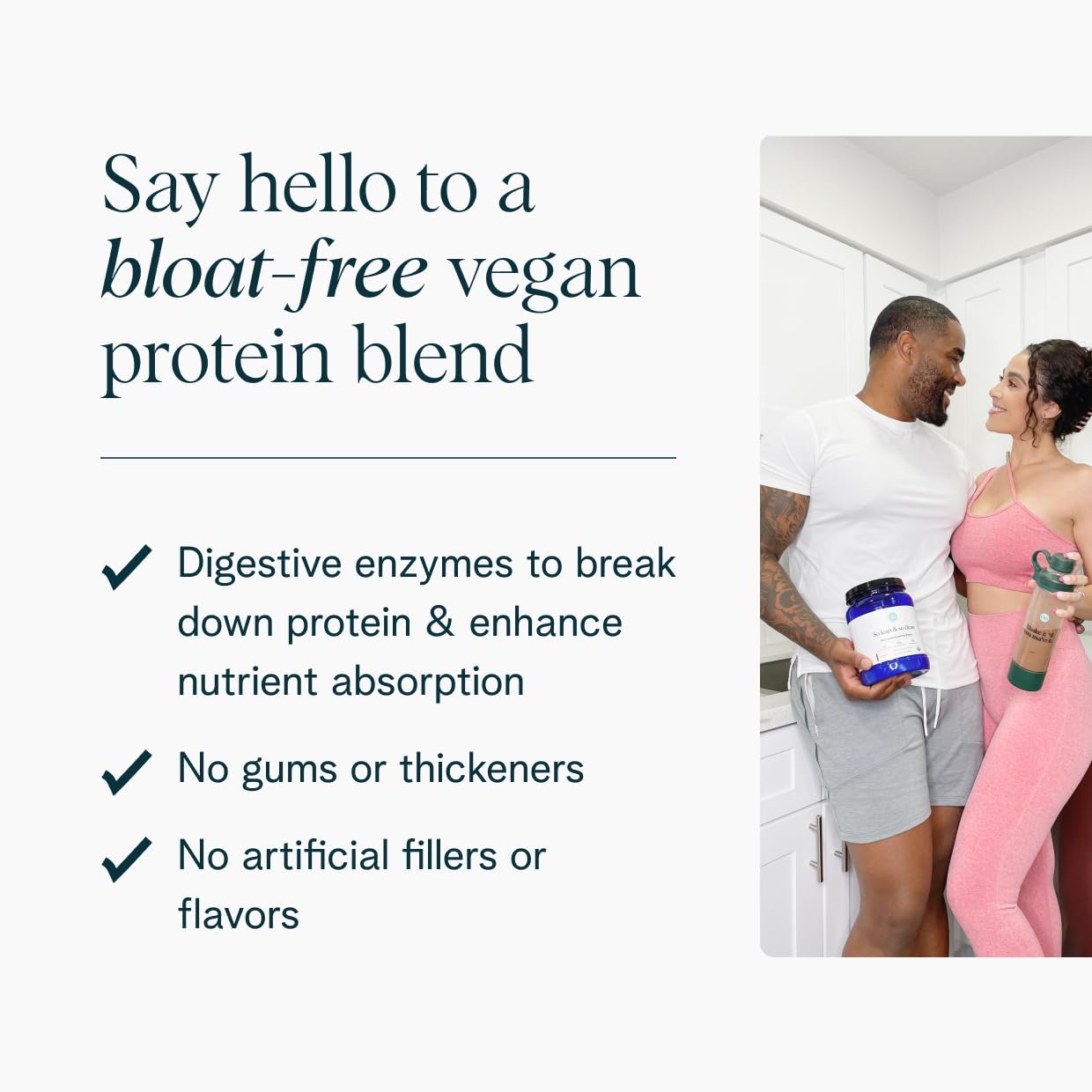 Ora Organic Plant-Based Protein Powder - 23g Protein for Women and Men - Vanilla Flavor 20 Servings, Vegan, Clean Protein, Third-Party Tested, Gluten-Free - 20 Servings
