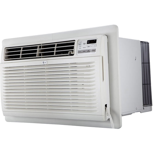 LG 11,800 BTU Through the Wall Air Conditioner, 230/208V, Cools up to 440 Sq. Ft. for Bedroom, Living Room, Apartment, with Remote, 3 Cool & Fan Speeds, Wall AC Unit, White