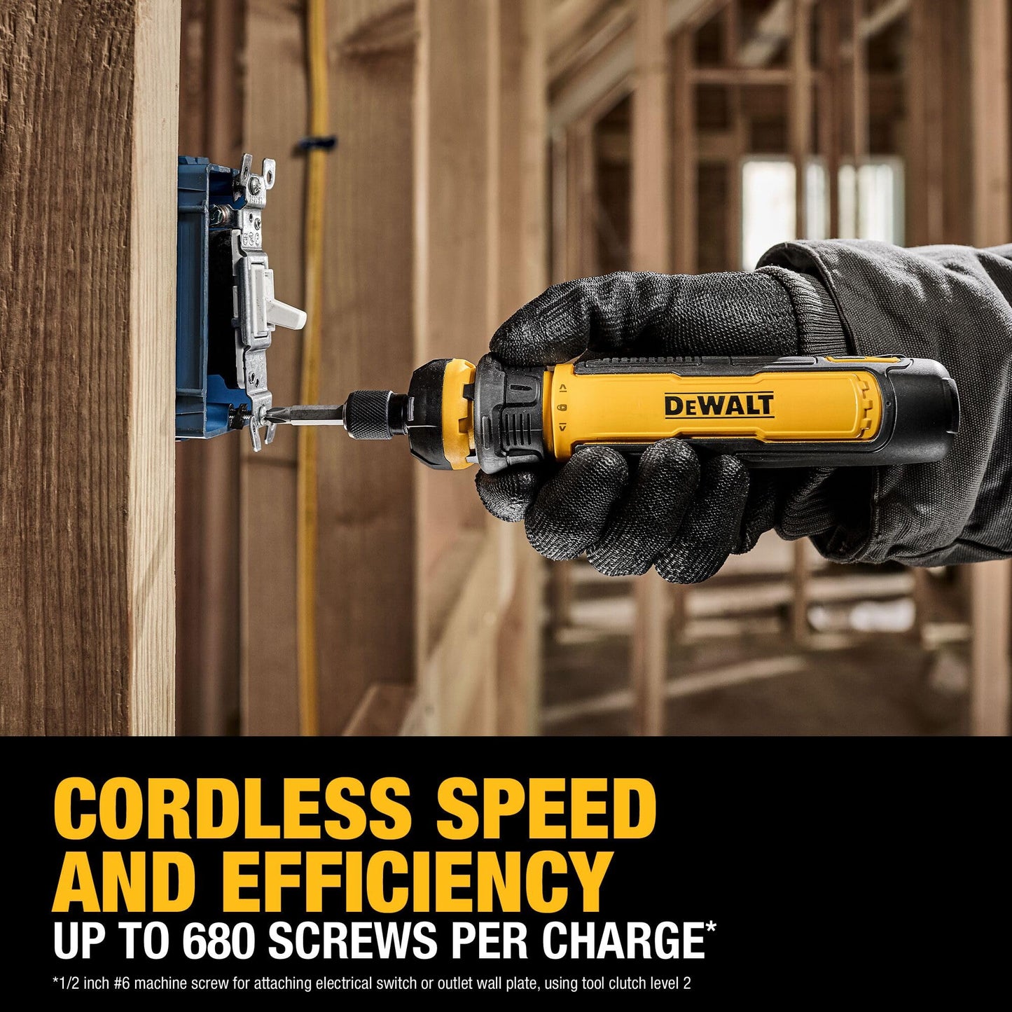 DEWALT Cordless Screwdriver USB Rechargeable with FLEXDRIVE Control and Screwdriver Bit Set, Electric Screwdriver Cordless with LED Light (DWHT66719)